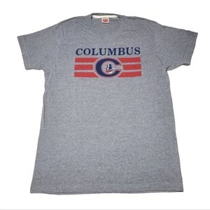 Old School Homage 2016 Columbus Clippers Logo tee